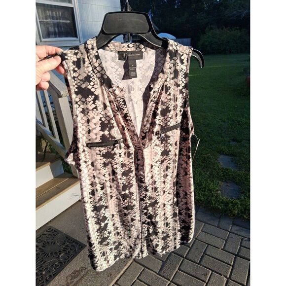 INC International Concepts Tank Top Snakeskin Print Medium NWT - Picture 6 of 7